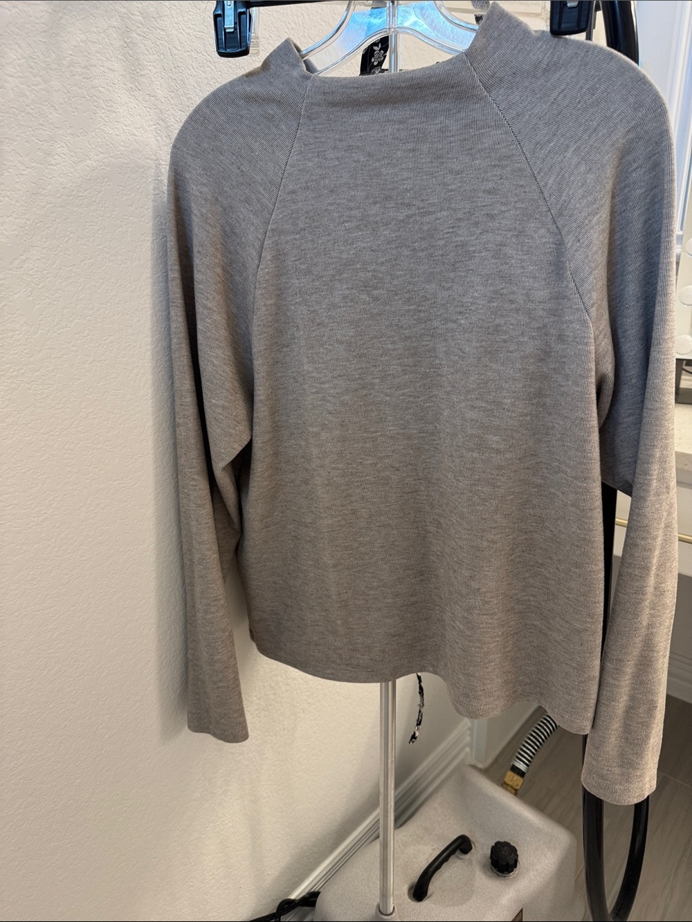 bobi Heather cream Crewneck Sweatshirt and pant set